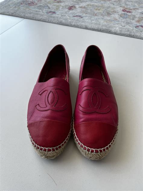 chanel espadrille sale|authentic chanel espadrilles for sale.